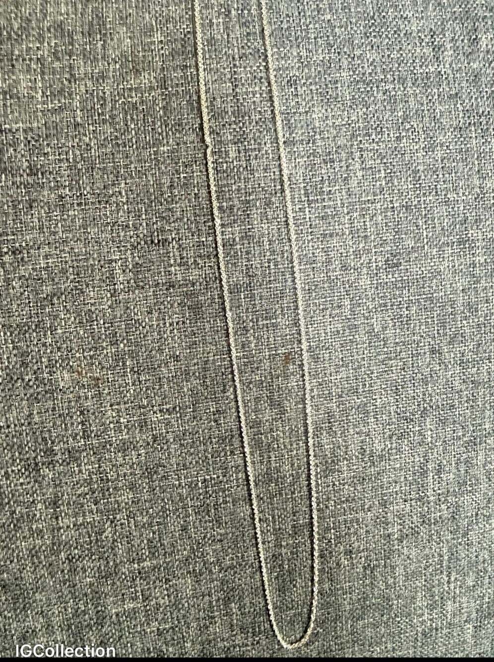 Sterling Silver Chain Necklace Silver